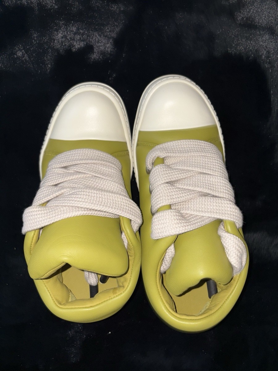 Rick Owens Luxor Jumbo Lace Padded Low 'Acid' – Size 39U – Brand