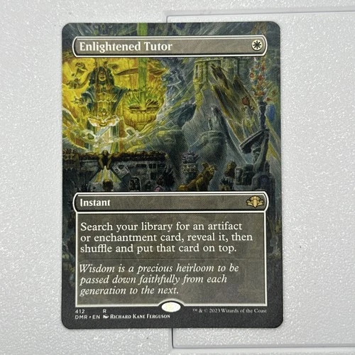 Enlightened Tutor (Borderless) Dominaria Remastered Regular - product listing photo