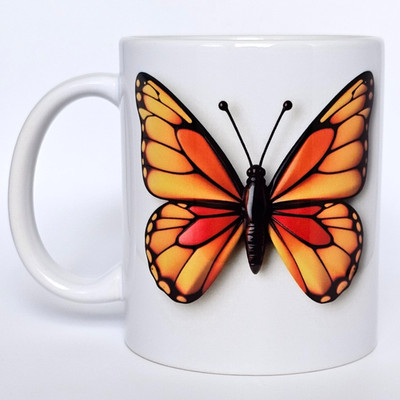 Kaffeetasse Schmetterling  Butterfly Tasse Becher 4 Variationen Cup Mug Cyvorbs 
