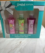 Body Fantasies Body Spray Gift Set, Limited Edition Scents, 3 Piece
