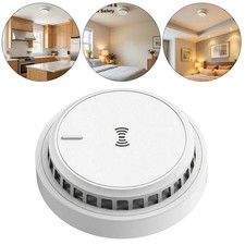 10 Year Life Home Fire Alarm Smoke Detector Gas Sensor Battery Operated