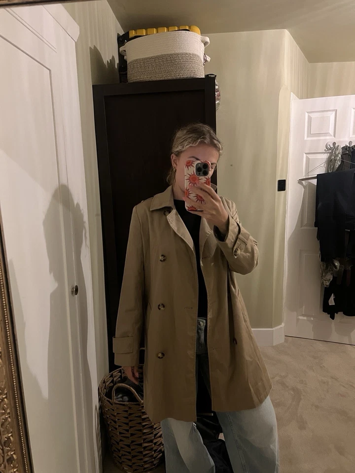 ASOS Women's Trench Coat Size 8 - Image 2 of 4