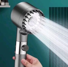 High Pressurized Filter Shower Head 3-mode Adjustable Spray with Massage Brush