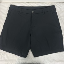 Lululemon Size 34 Commission Classic-Fit Short 7" Warpstreme Obsidian Grey Golf