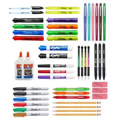 School Supplies Variety Pack, BTS Teacher Pack, Expo, Paper Mate, Elmer s Glu...