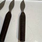 Fleetwood Set of 3 Steak Knives Wooden Handles Serrated 5 in Blades — photo 2