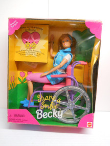 マテル バービー シュアスマイル ベッキー Barbie Wheelchair Becky | eBay