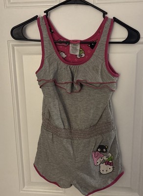 Girls Size Medium Hello Kitty + Friends Shorts Romper