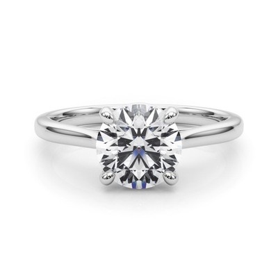 1,00 kt runder Solitär Laborgrown Diamant Verlobungsring Weißgold - D/VVS