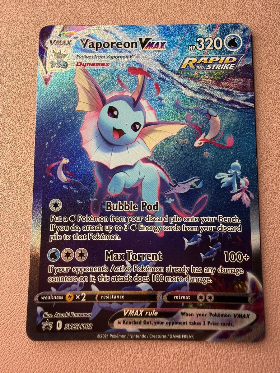 Vaporeon VMAX Pokémon TCG Cards for sale | eBay