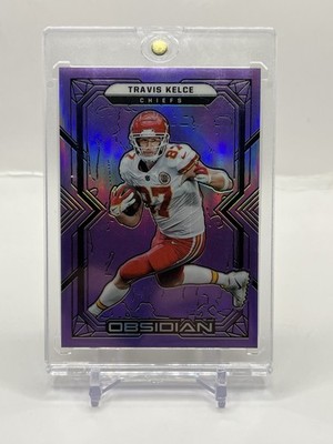 2022 Panini Obsidian EE Purple Flood Travis Kelce /16 | eBay
