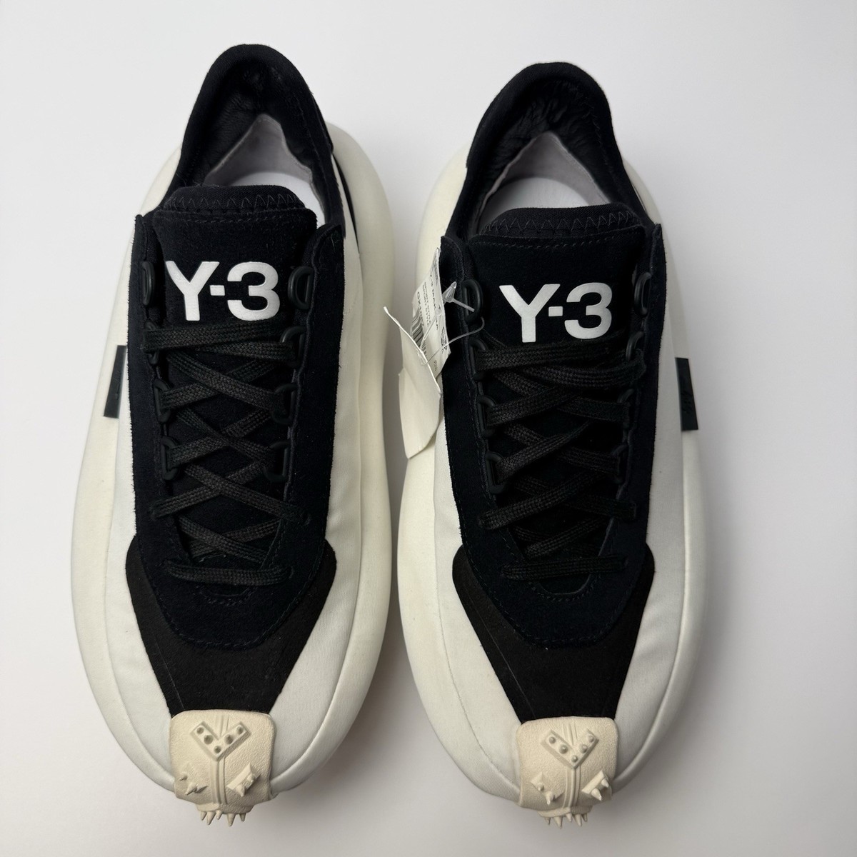 Yohji Yamamoto Y-3 Makura GX1087 Black/White Textile Lace Up Men's
