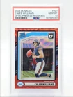 CALEB WILLIAMS 2024 DONRUSS OPTIC RATED ROOKIE RED WAVE RC PSA 10 Q2950