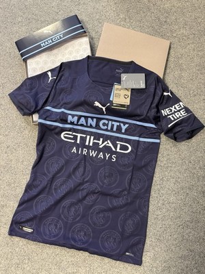 PUMA Manchester City Authentic Ausweichtrikot 3rd Jersey 21/22 (M) - [759218-03]