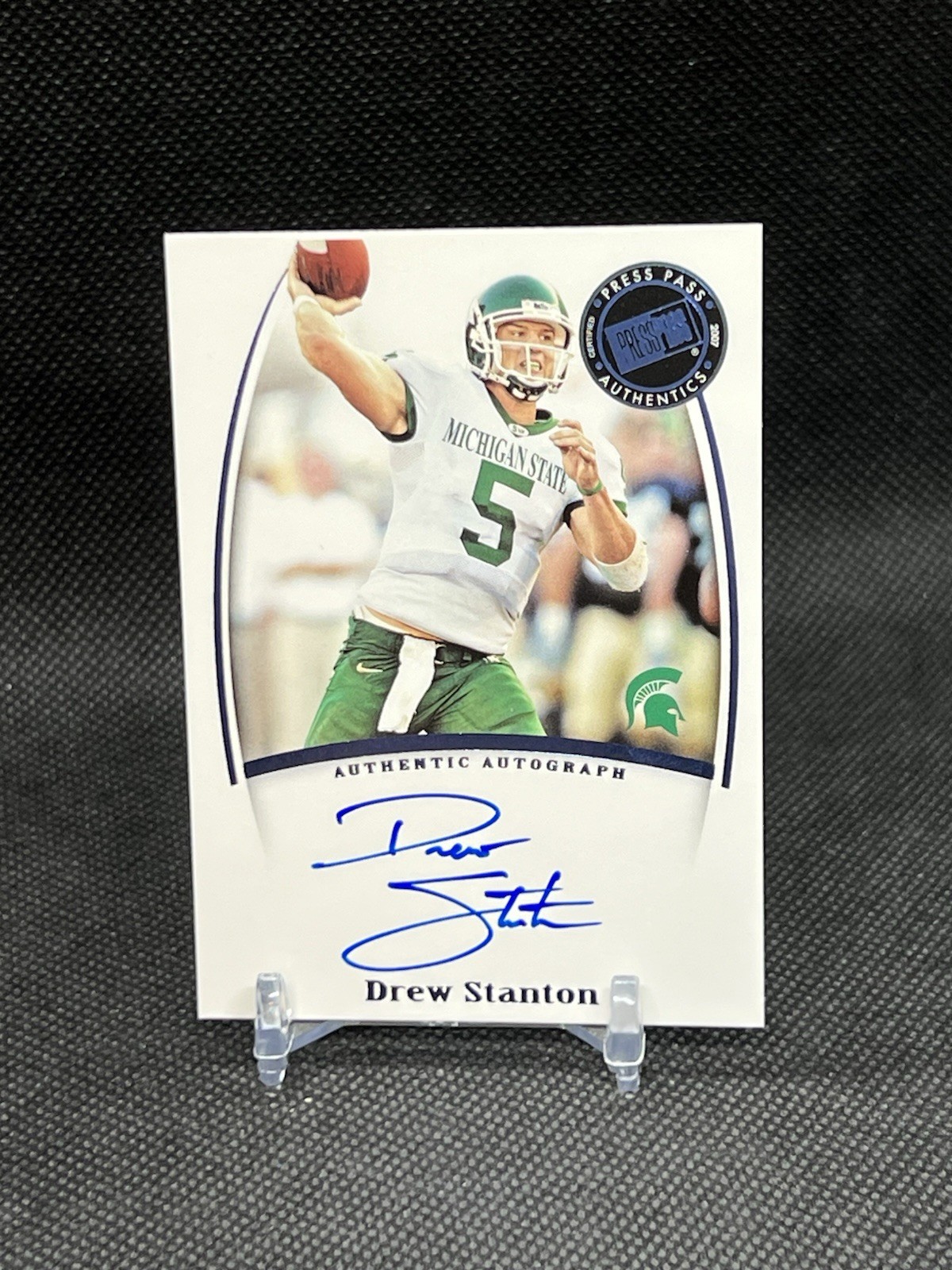 Drew Stanton Press Pass Legends Autographs # Base