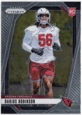 2024 Panini Prizm Darius Robinson Rookie Card RC #325 Cardinals. rookie card picture