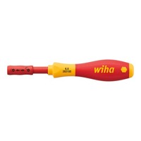 Wiha Softfinish® Electric Slimvario Bithalter Mit Handgriff Und Clicfix 6,0 Mm