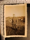 GERMAN WW2: Military B&W photo of HEER (ARMY) SOLDIER.  #0116