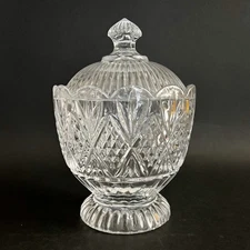 Dublin Crystal Covered Candy Jar - 8.5 In. - Shannon Crystal by Godinger