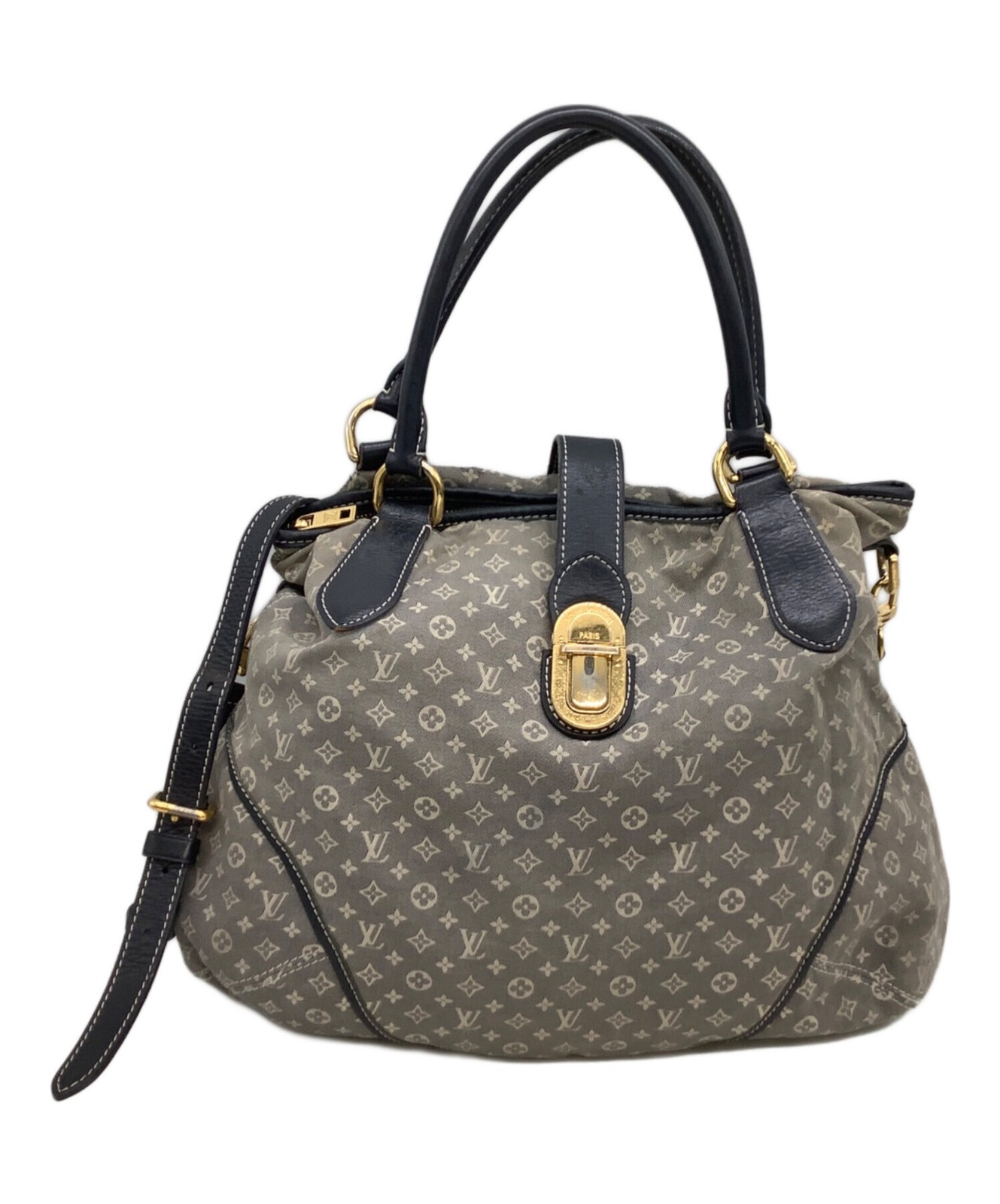 LOUIS VUITTON 2Way Bag Monogram Idylle Elegie Gray Navy Authentic From Japan