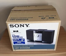 Sony CMT-EH45DAB Micro Hi-Fi System Radio CD Tape MP3 Boxed With Remote Mint