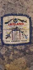 Vintage Lackland Air Force Base Pillow Cover Sweetheart Poem San Antonio TX