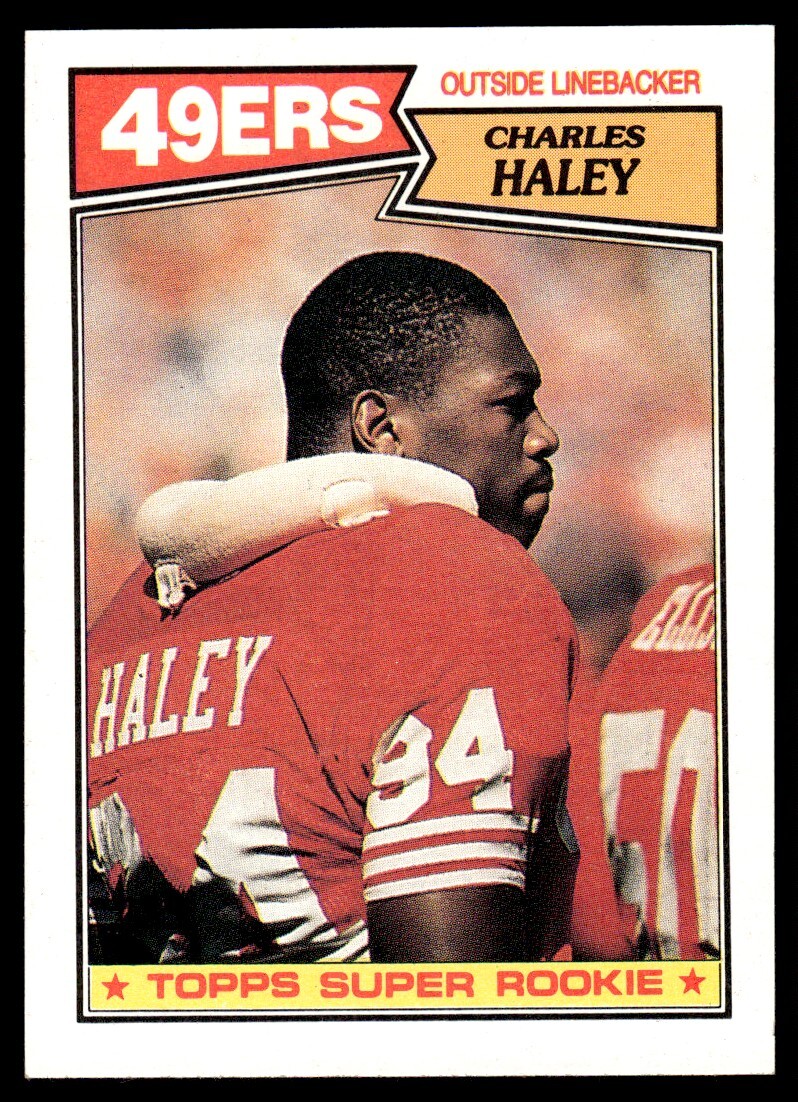 1987 TOPPS CHARLES HALEY 4 RC SAN FRANCISCO 49ERS #125