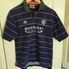 Vintage Manchester United 99/00  Away Shirt Size Large Boys / Youths