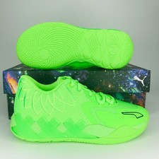 Puma MB.01 LaMelo Ball GS Green Gecko Basketball Sneakers 6Y 377368-07