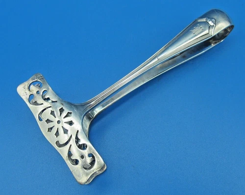 Gorham Plymouth Silver (Sterling 1911) Large Solid Sandwich Tongs RARE HTF