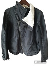 Hurley Women's Full Zipper Sherpa Lined Jacket Coat Size L