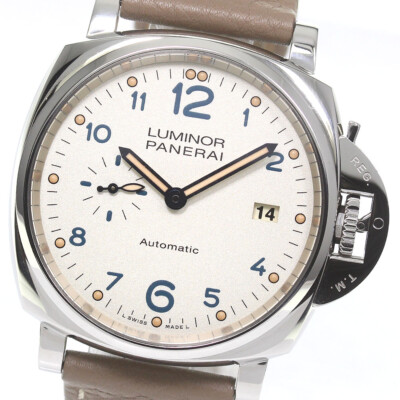 PANERAI PAM00906 Luminor Due 3 Tag Acciaio Herren Armbanduhr Aus Japan G1027