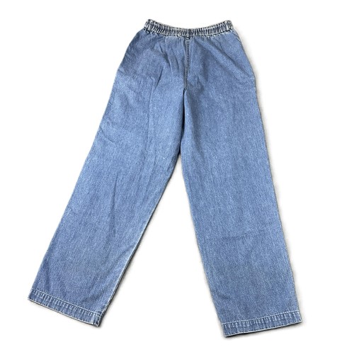 Talbots Elastic Waistband Drawstring Cotton Jeans Unisex Pants Size S - Picture 9 of 9