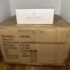 Lot (50) Beambo THE LIP GIZMO Pucker Up Plumping Lip Suction Device NEW & Sealed