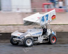 1983 Rocky Hodges 4x6 print Dirt Sprint Car Racing - Free Shipping
