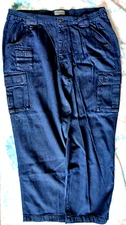 Scandia Woods Mens Jeans Size 42M NEW W/O TAGS Blue Dark Wash Denim Straight Leg