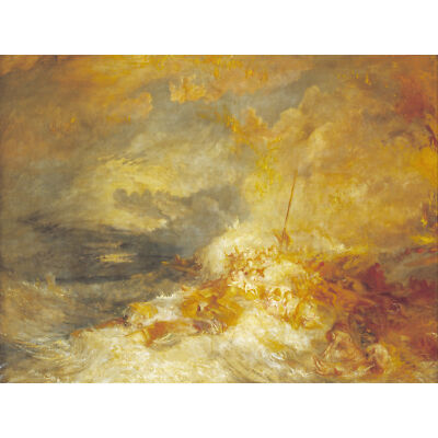 Turner A Disaster At Sea großer Leinwand Kunstdruck