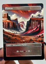 Plateau Proxy Card with Custom designed art