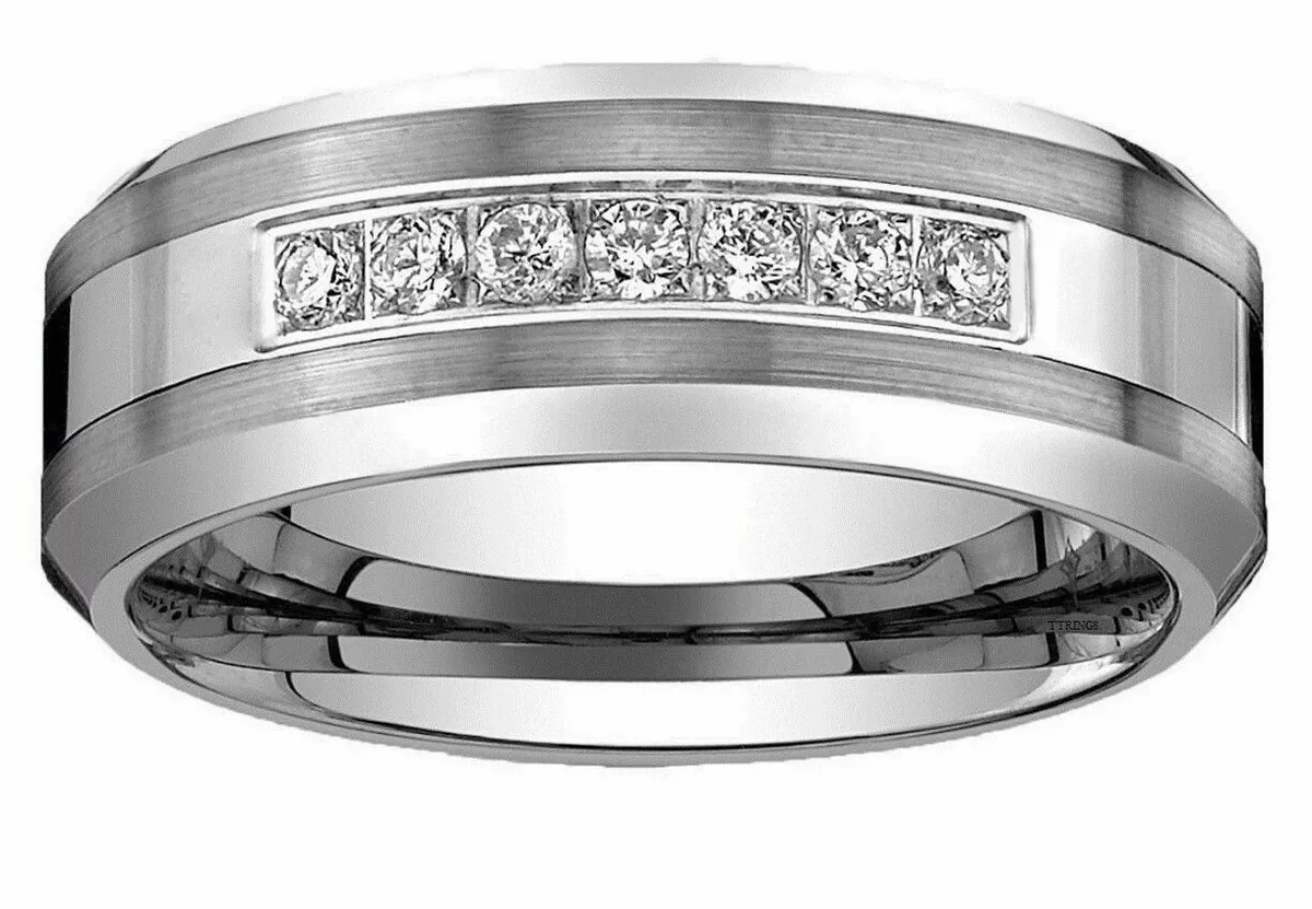 Tungsten carbide rings deals with diamonds