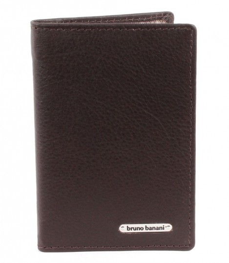 Bruno Banani New York Credit Card Holder Kartenhalter Brown Dunkelbraun Neu-image