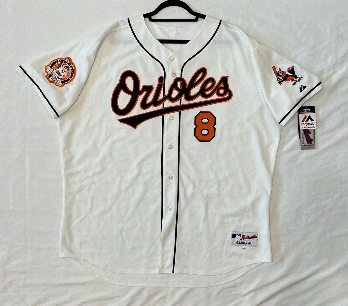 Authentic! Majestic 58 4XL BALTIMORE ORIOLES, CAL RIPKEN JR., TBTC