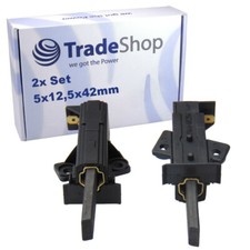 2x Motorkohlen 5x12,5x42mm Halter L für AEG LAVAMAT74700UPDATE LAVAMAT74700W 