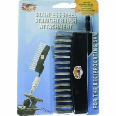 Recipro Tools  4-1/4 in. L Stainless Steel  Straight Brush Accessory RCT-ST10-B