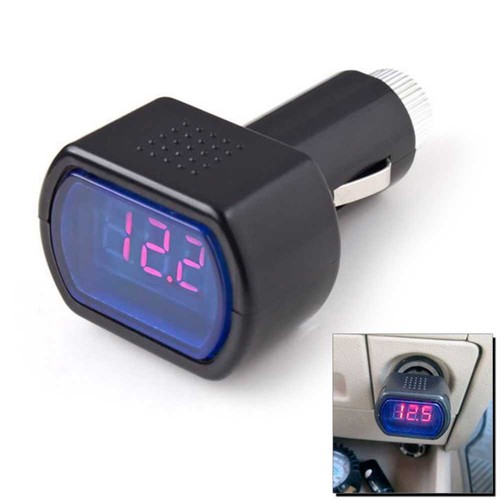 Digital 12v 24v Voltimetro Medidor de Voltaje Coche Tester |
