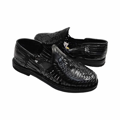 Men's Genuine Leather Mexican Closed Toe Authentic Huarache Sandals Hand Crafted