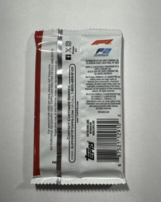 1) 2024 Topps Formula 1 F1 Paddock Pass Factory Sealed Hobby Pack