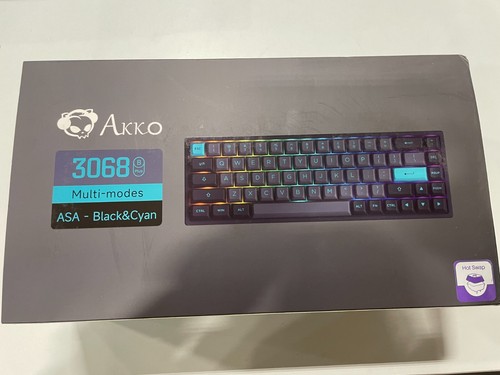 Tastiera Akko 3068 B Plus – Multimodale, Cablata/Bluetooth, Illuminata, Aperta Mai Usata