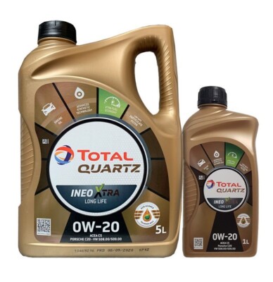 Total Quartz Ineo Xtra Longlife 0W-20 Motoröl VW 50800 50900 6 Liter