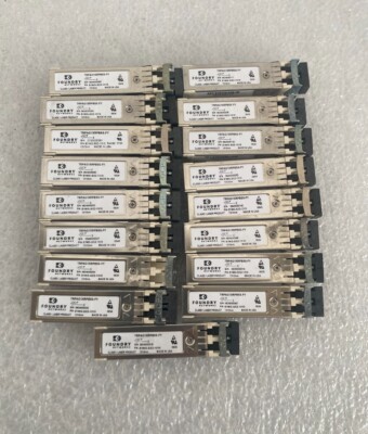 Lot of 17 Foundry E1MG-SX2-1310 TRPAG1XRPBSS-FY 1310nm SFP Optics
