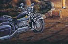 State Farm Crash John Deere Indian Cycle Mail Pouch MINT Print Signed by Souders — photo 8